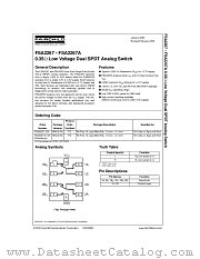 FSA2267AL10X datasheet pdf Fairchild Semiconductor