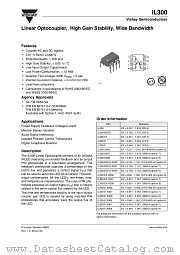 IL300-E-X009 datasheet pdf Vishay