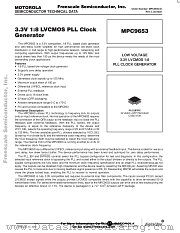 MPC9653 datasheet pdf Freescale (Motorola)
