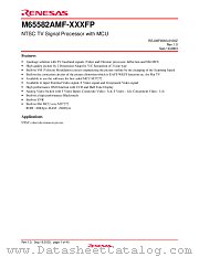 M65582AMF-XXXFP datasheet pdf Renesas