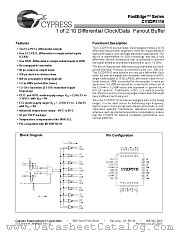 CY2DP3110AI datasheet pdf Cypress