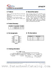 AF4407P datasheet pdf Anachip