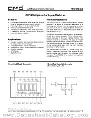 CM2500-05QE datasheet pdf California Micro Devices Corp