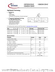 IGB03N120H2 datasheet pdf Infineon