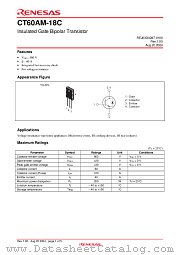 CT60AM-18C datasheet pdf Renesas