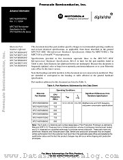MPC7445 datasheet pdf Freescale (Motorola)