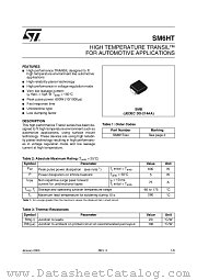 SM6HT datasheet pdf ST Microelectronics