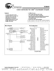 CY28410ZXC datasheet pdf Cypress