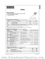 2N5638_D26Z datasheet pdf Fairchild Semiconductor