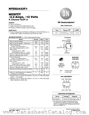 NTGS3433T1 datasheet pdf ON Semiconductor