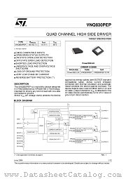 VNQ830PEP13TR datasheet pdf ST Microelectronics