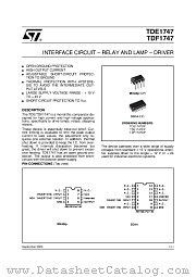 TDF1747FP datasheet pdf ST Microelectronics
