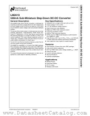 LM2619ATLX datasheet pdf National Semiconductor