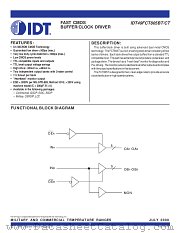 IDT49FCT805CTSO datasheet pdf IDT