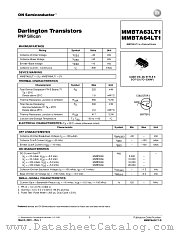 MMBTA64LT1 datasheet pdf ON Semiconductor