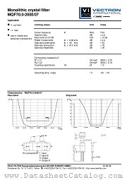 MQF70.0-2000/07 datasheet pdf Vectron