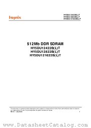 HY5DU12422BT(P)-L datasheet pdf Hynix Semiconductor