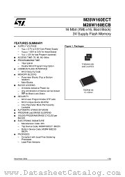 M28W160ECT datasheet pdf ST Microelectronics