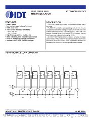 IDT74FCT841ATQ8 datasheet pdf IDT
