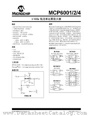 MCP6002-I/MS datasheet pdf Microchip