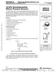 MPX12 datasheet pdf Freescale (Motorola)