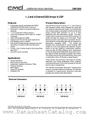 CM1203-02CP datasheet pdf California Micro Devices Corp