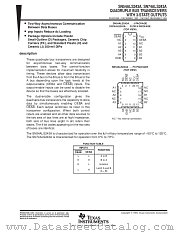 SNJ54ALS243AW datasheet pdf Texas Instruments