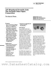 HFBR-0527H datasheet pdf Agilent (Hewlett-Packard)