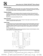 ICS525-01 datasheet pdf Texas Instruments