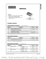 MBR0520L_NL datasheet pdf Fairchild Semiconductor