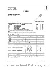 PN3646 datasheet pdf Fairchild Semiconductor