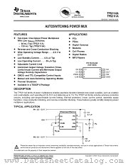 TPS2110APWRG4 datasheet pdf Texas Instruments