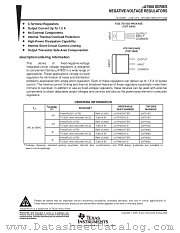 UA7915KTER datasheet pdf Texas Instruments