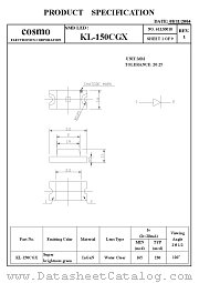 KL150CGX datasheet pdf Cosmo Electronics