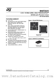 M48T254V-10ZA1 datasheet pdf ST Microelectronics