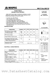 MU19 datasheet pdf MOSPEC Semiconductor