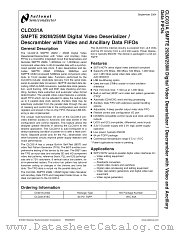 CLC031AVEC datasheet pdf National Semiconductor