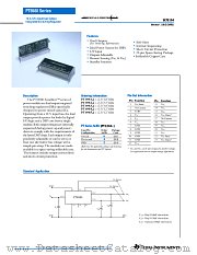 PT6985A datasheet pdf Texas Instruments