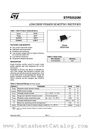 STPS052M datasheet pdf ST Microelectronics