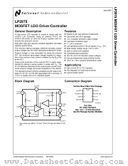 LP2975AI5.0 MWA datasheet pdf National Semiconductor