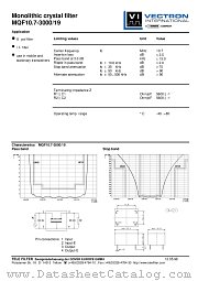 MQF10.7-3000/19 datasheet pdf Vectron