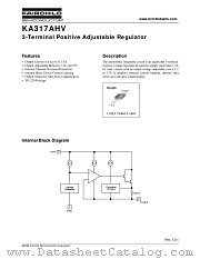 KA317AHVTU datasheet pdf Fairchild Semiconductor