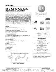 NCS2001 datasheet pdf ON Semiconductor