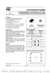 LCP1521S datasheet pdf ST Microelectronics