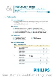 PESD15VL1BA datasheet pdf Philips