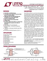 LTC2411-1 datasheet pdf Linear Technology
