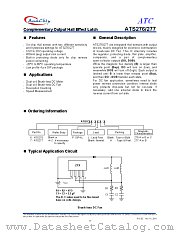 ATS277 datasheet pdf Anachip