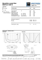 MQF45.0-1200/13 datasheet pdf Vectron