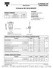 SUR50N03-12P datasheet pdf Vishay