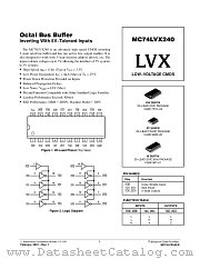 MC74LVX240DTR2 datasheet pdf ON Semiconductor